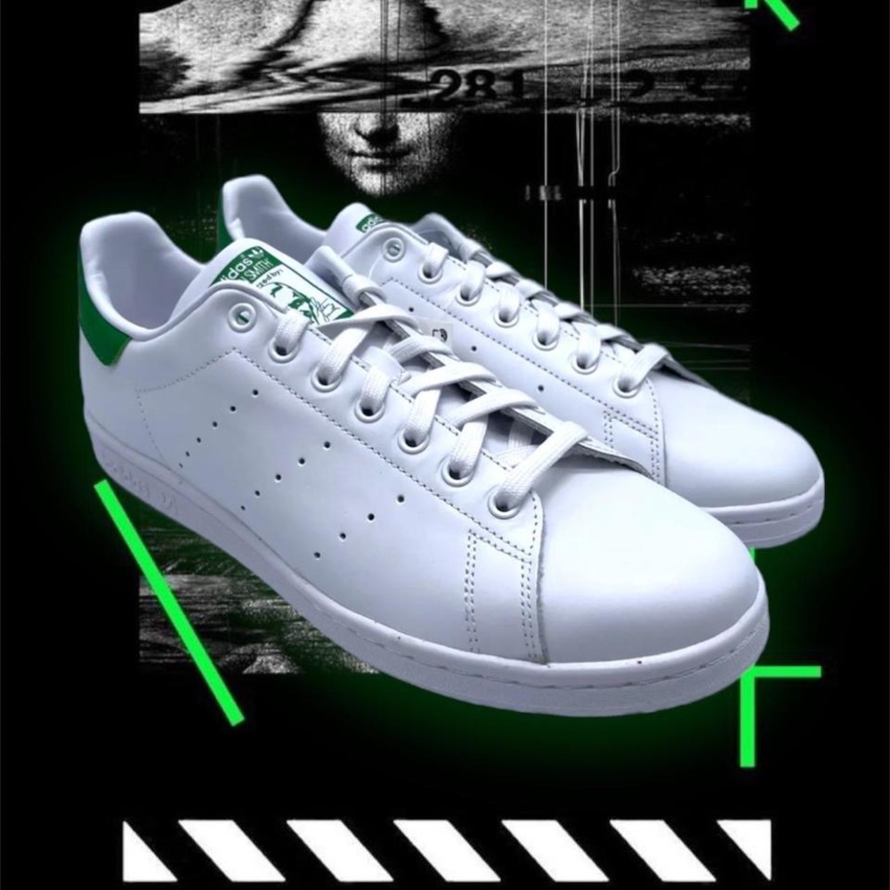 Adidas OG Stan Smith Shoes (White/Green)